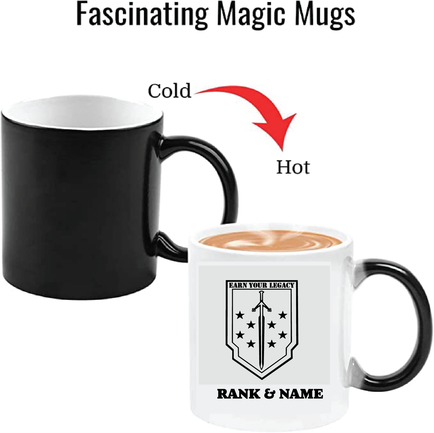 Highlander 11oz Ceramic Color Changing Coffee Mug