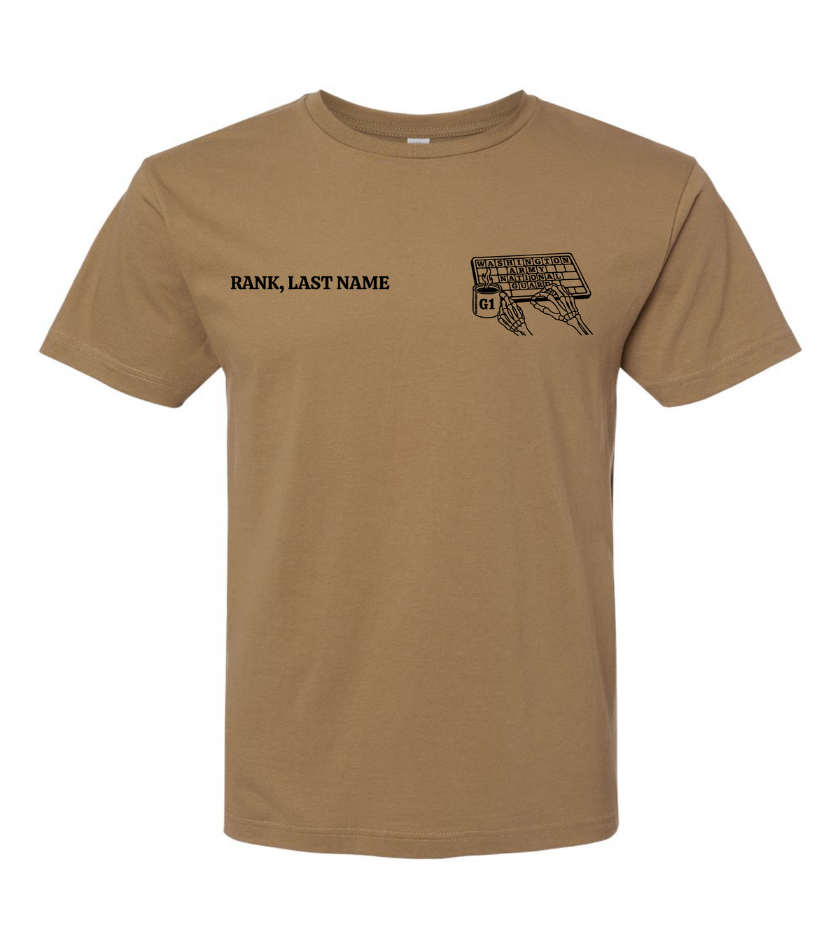 G1 T-Shirts w/ Name and Rank