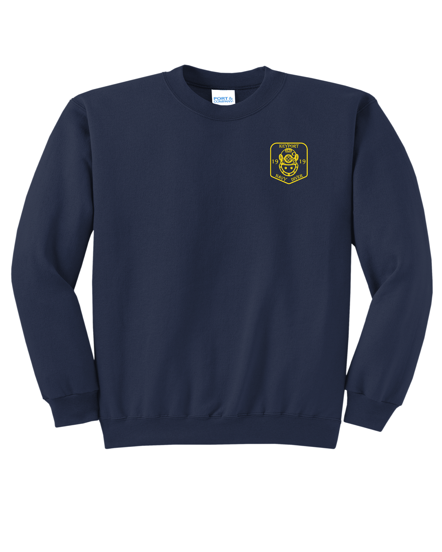 Navy Diver Crew Neck