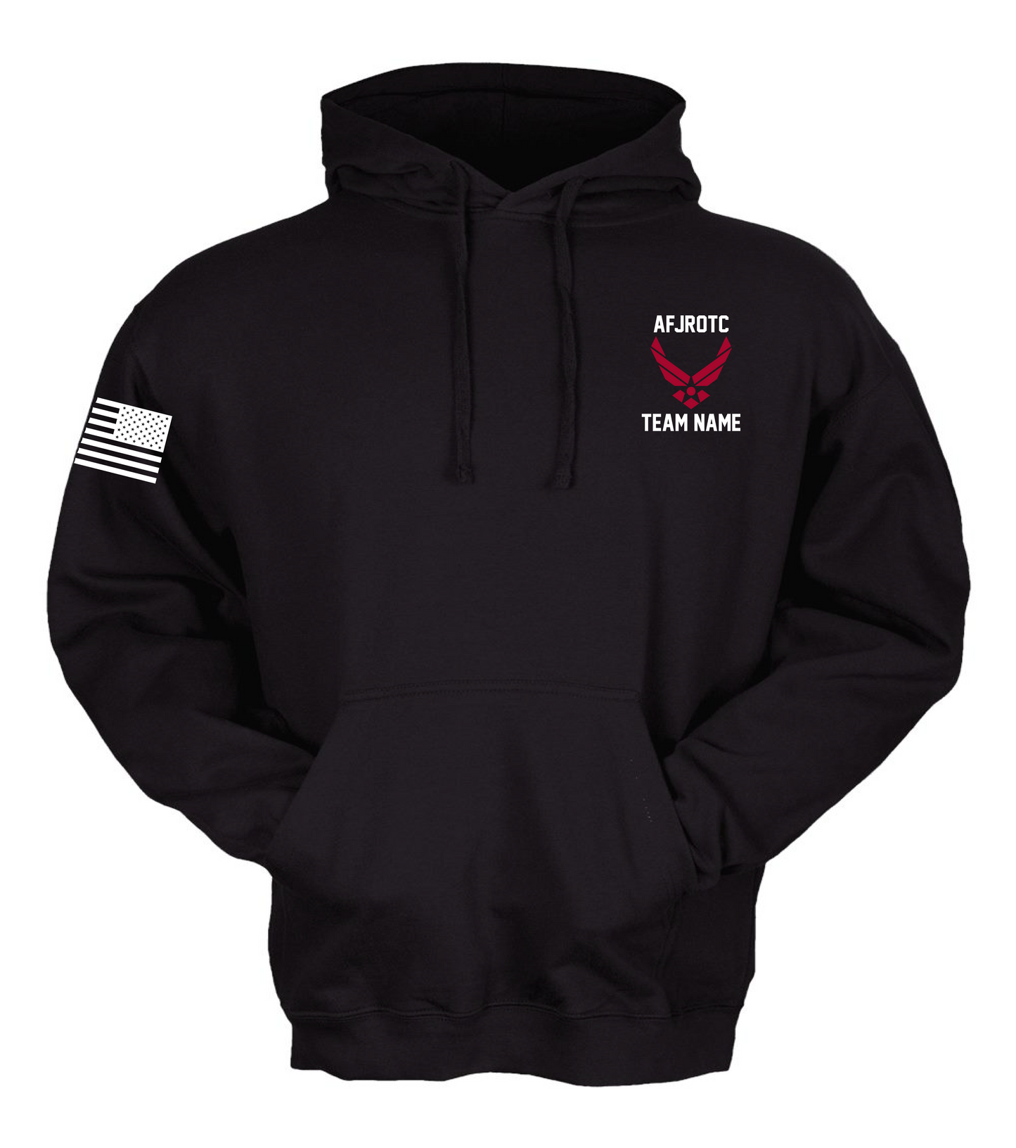CADET - Bethel AFJROTC Black Hoodie W/TEAM