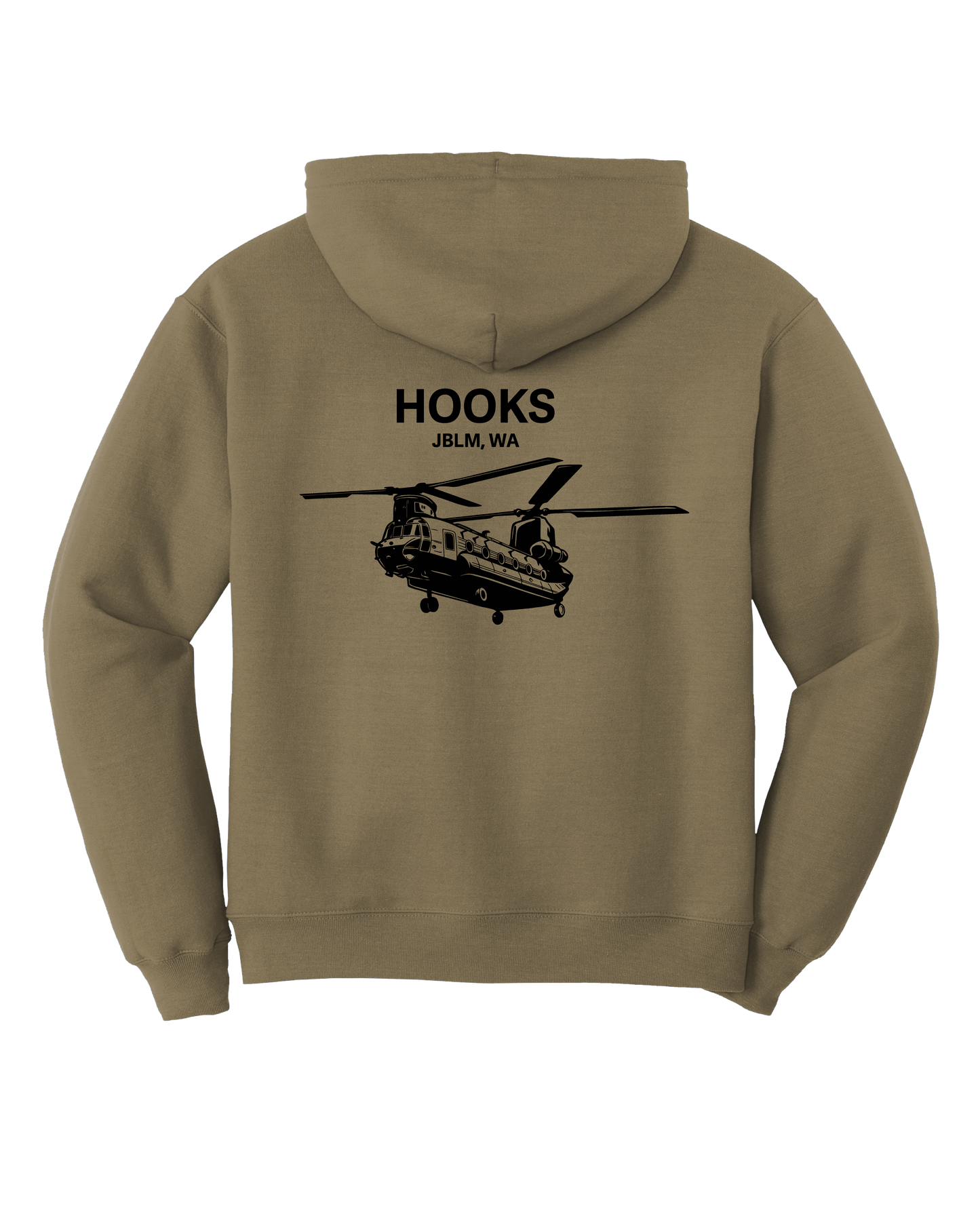 HOOKS Hoodies with US Shoulder Flag