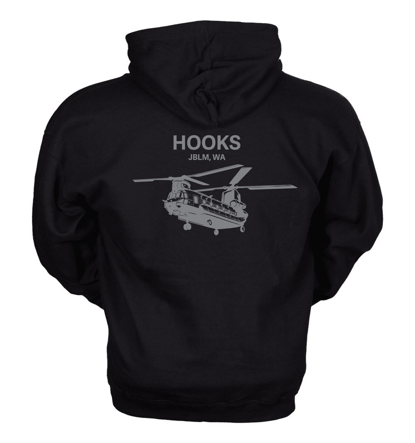 HOOKS Hoodies with US Shoulder Flag
