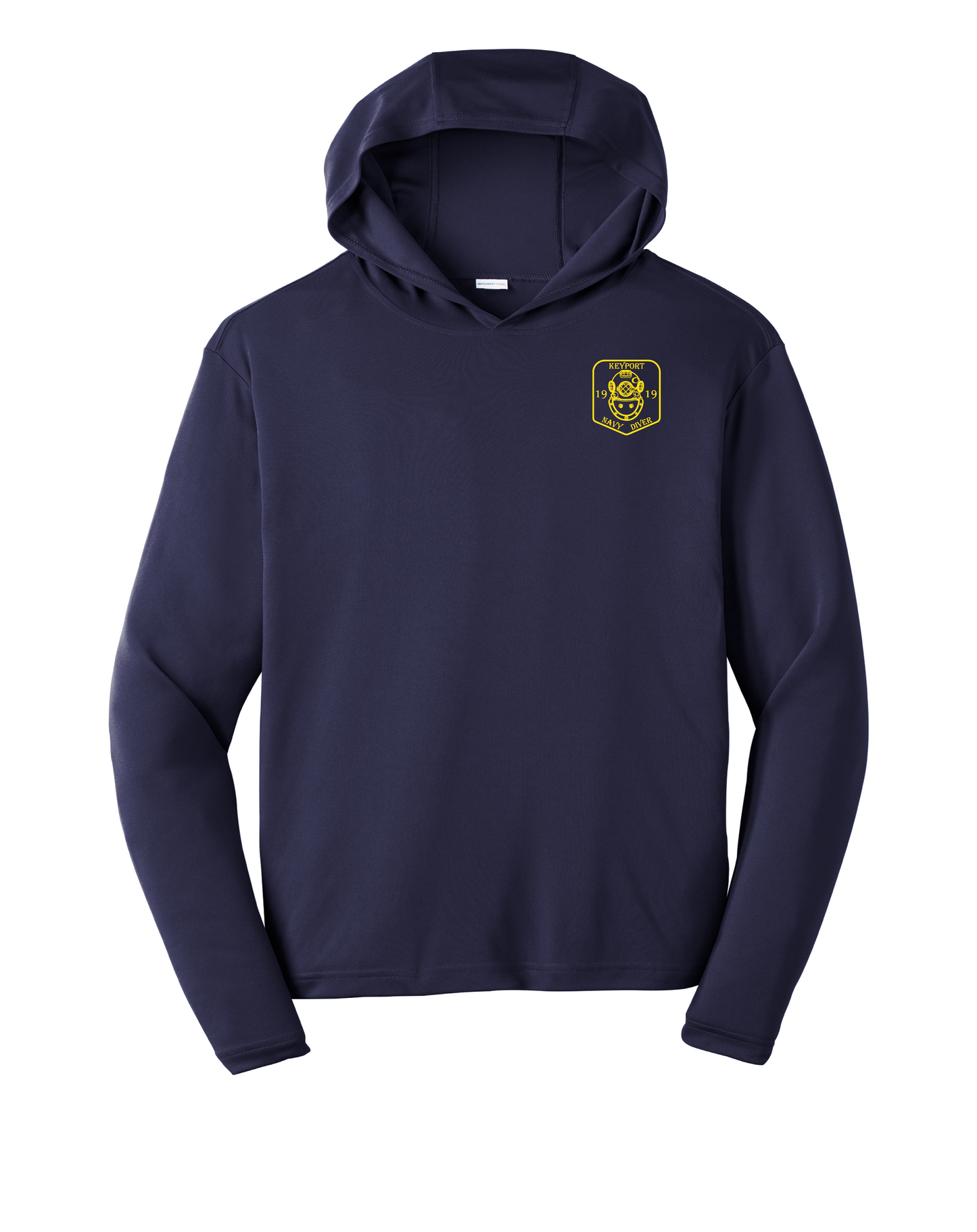 Navy Diver lightweight hooded pullover