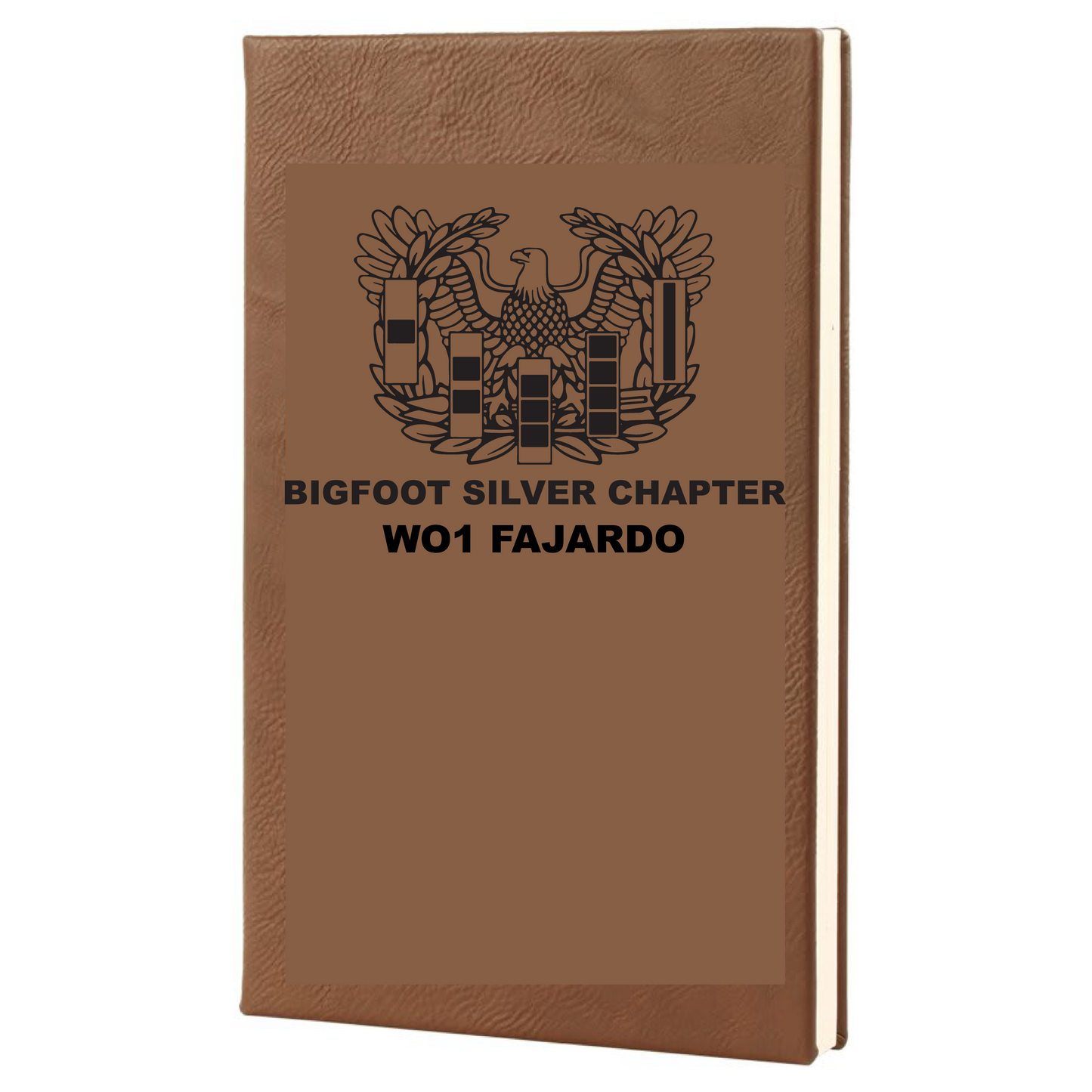 W.O.A Engraved Note Book