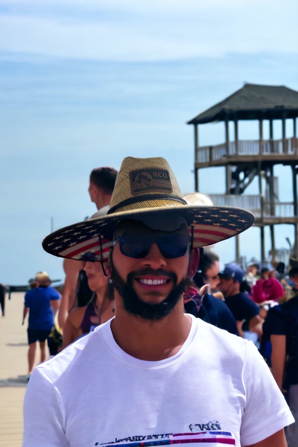 BCG Patriot Straw Hat