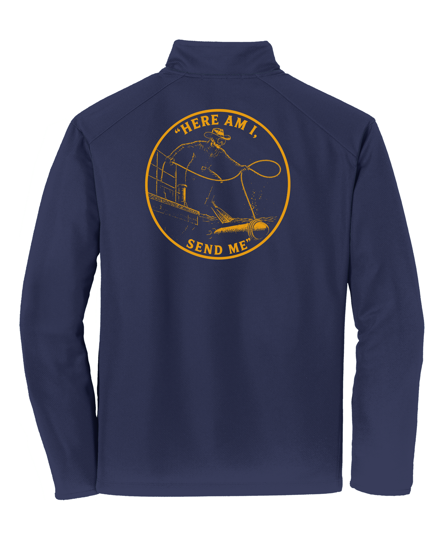 Navy Diver Send Me 3/4  Zip-Up