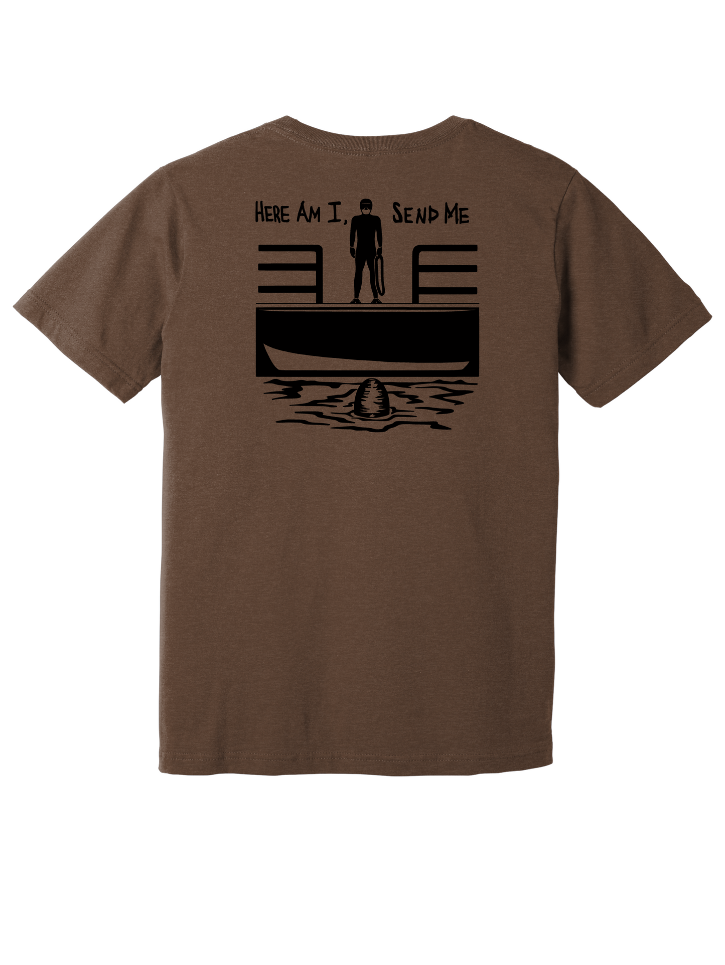 Navy Here I AM T-SHIRT