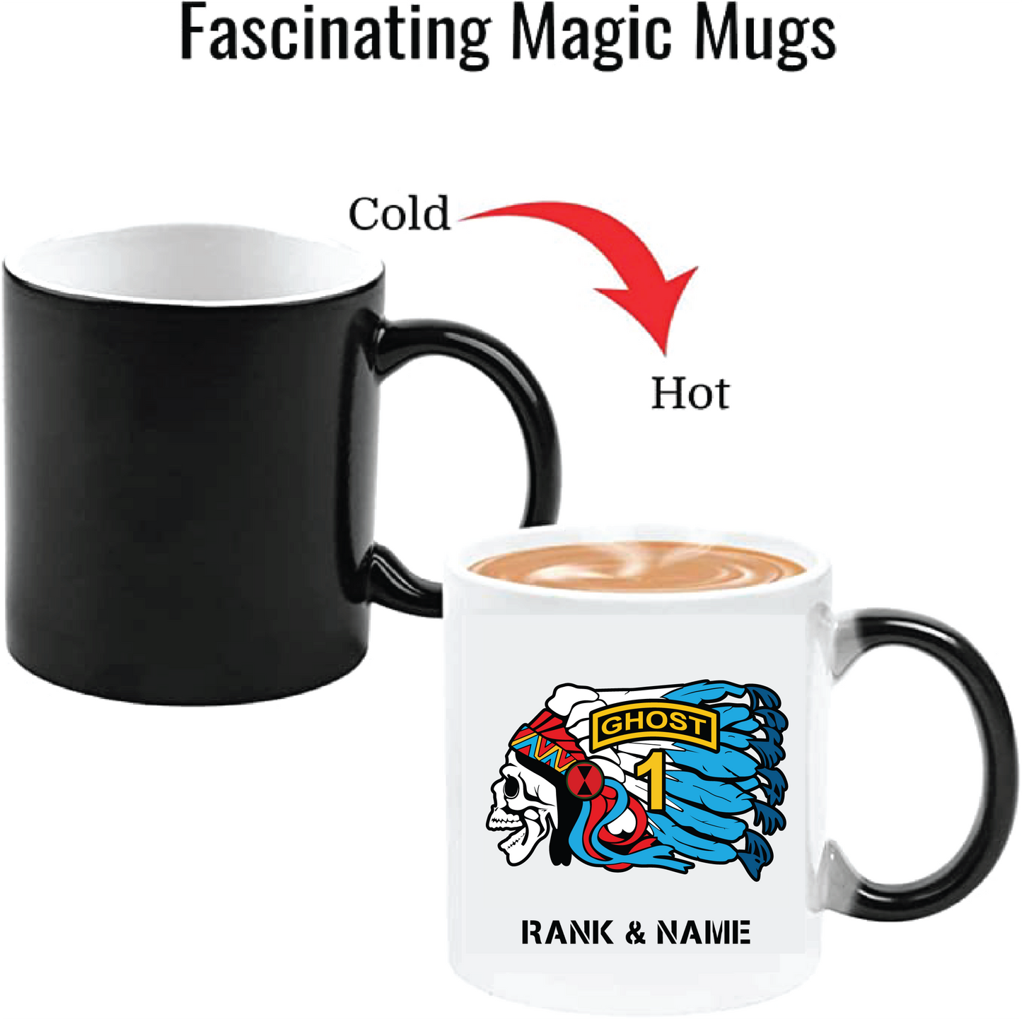 209th MI CO - COLOR CHANGING COFFEE MUG