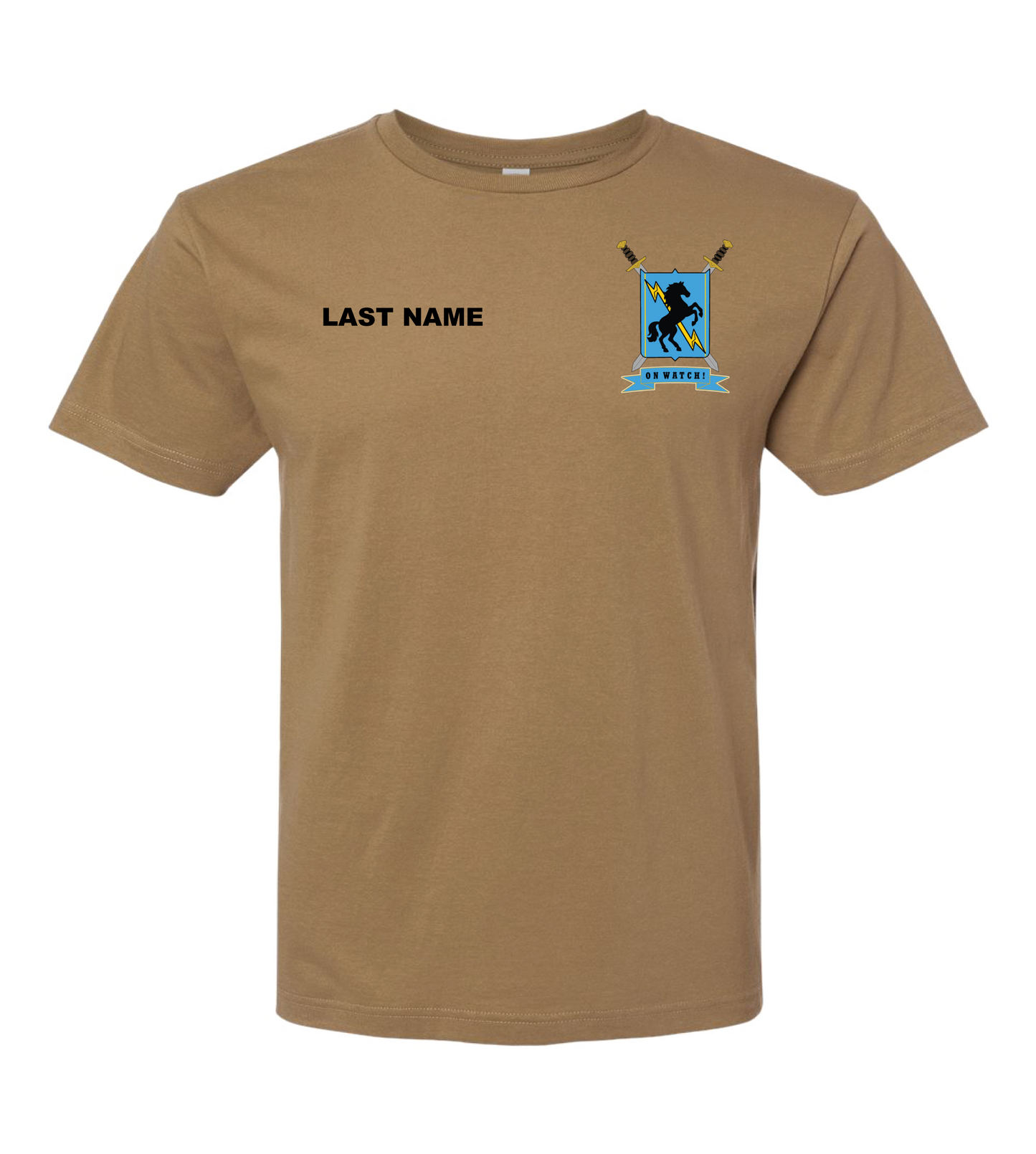 209th MI CO - COYOTE BROWN T-SHIRT