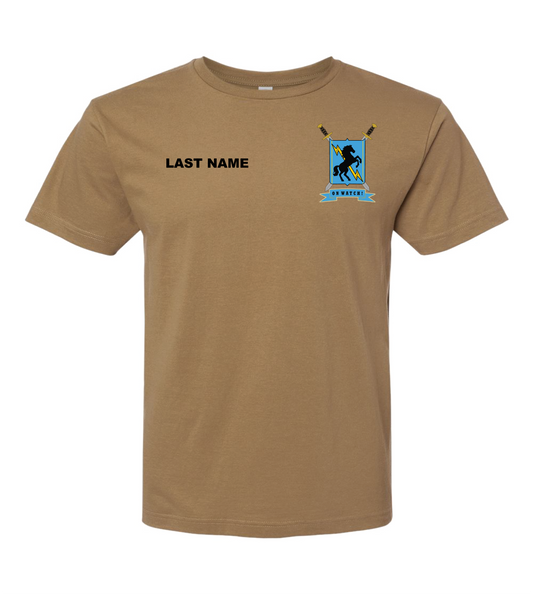 209th MI CO - COYOTE BROWN T-SHIRT