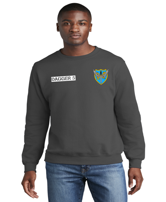 D CO. 23 BEB - GRAY_ CREWNECK