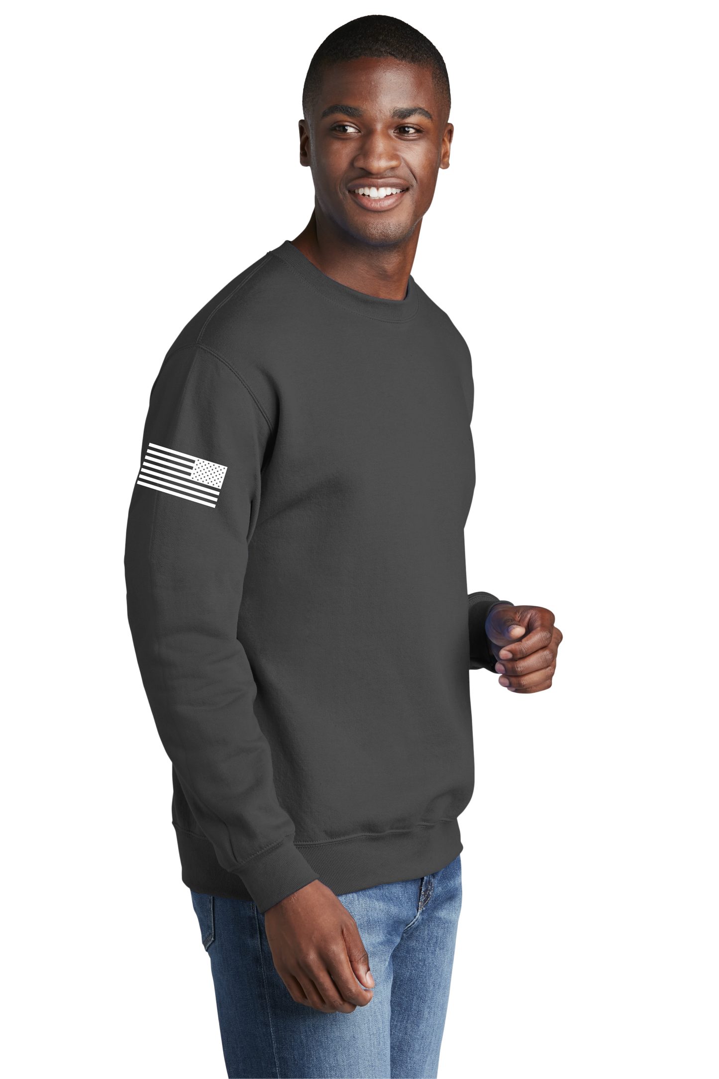 D CO. 23 BEB - GRAY_ CREWNECK