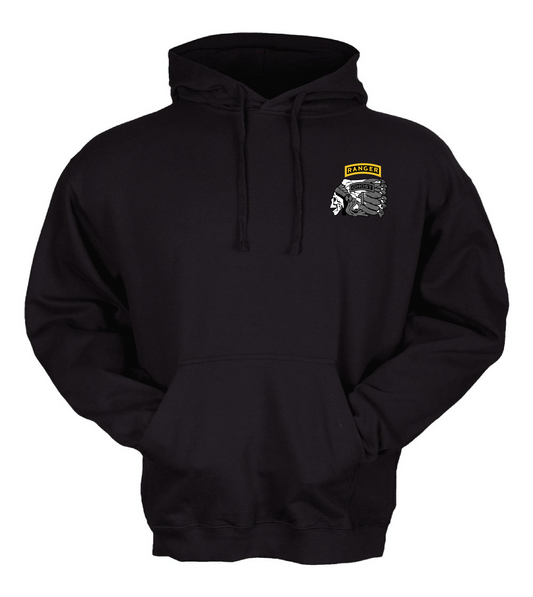 GHOST 1 BLACK HOODIE W/ RANGER TAB