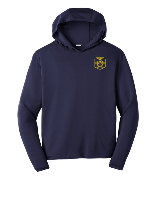 Navy Diver  lightweight hooded pullover