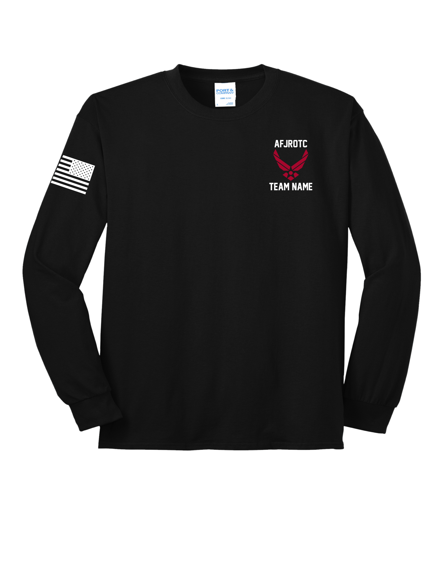Bethel AFJROTC Long Sleeve W/ TEAM