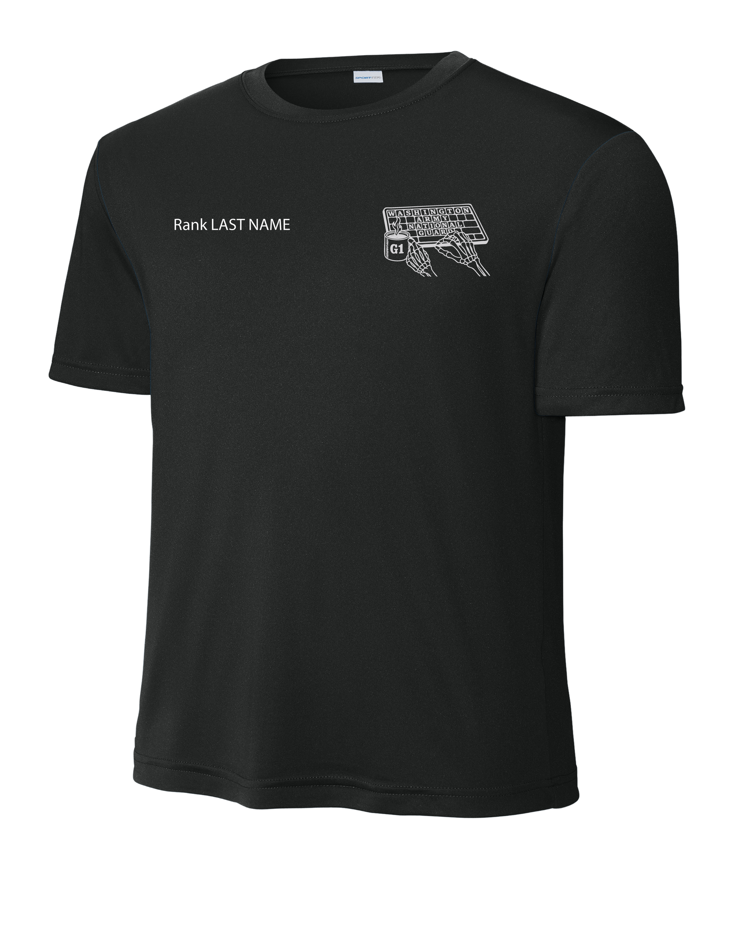 G1 Moister Wicking T-Shirts w/ Name and Rank