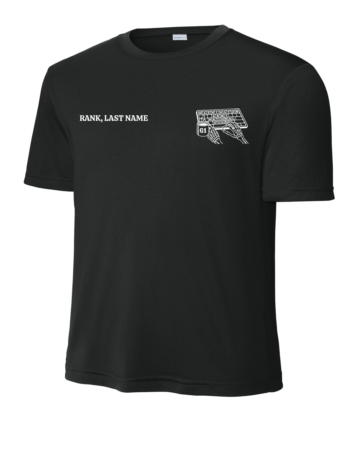 G1 Moister Wicking T-Shirts w/ Name and Rank