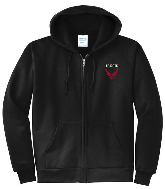 CADET - Bethel AFJROTC Black Zip_UP Hoodie