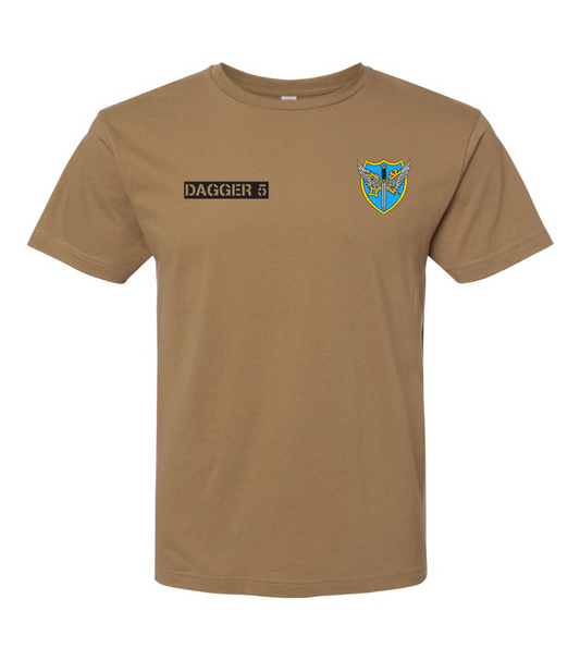 D CO. 23 BEB - COYOTE BROWN T-SHIRT